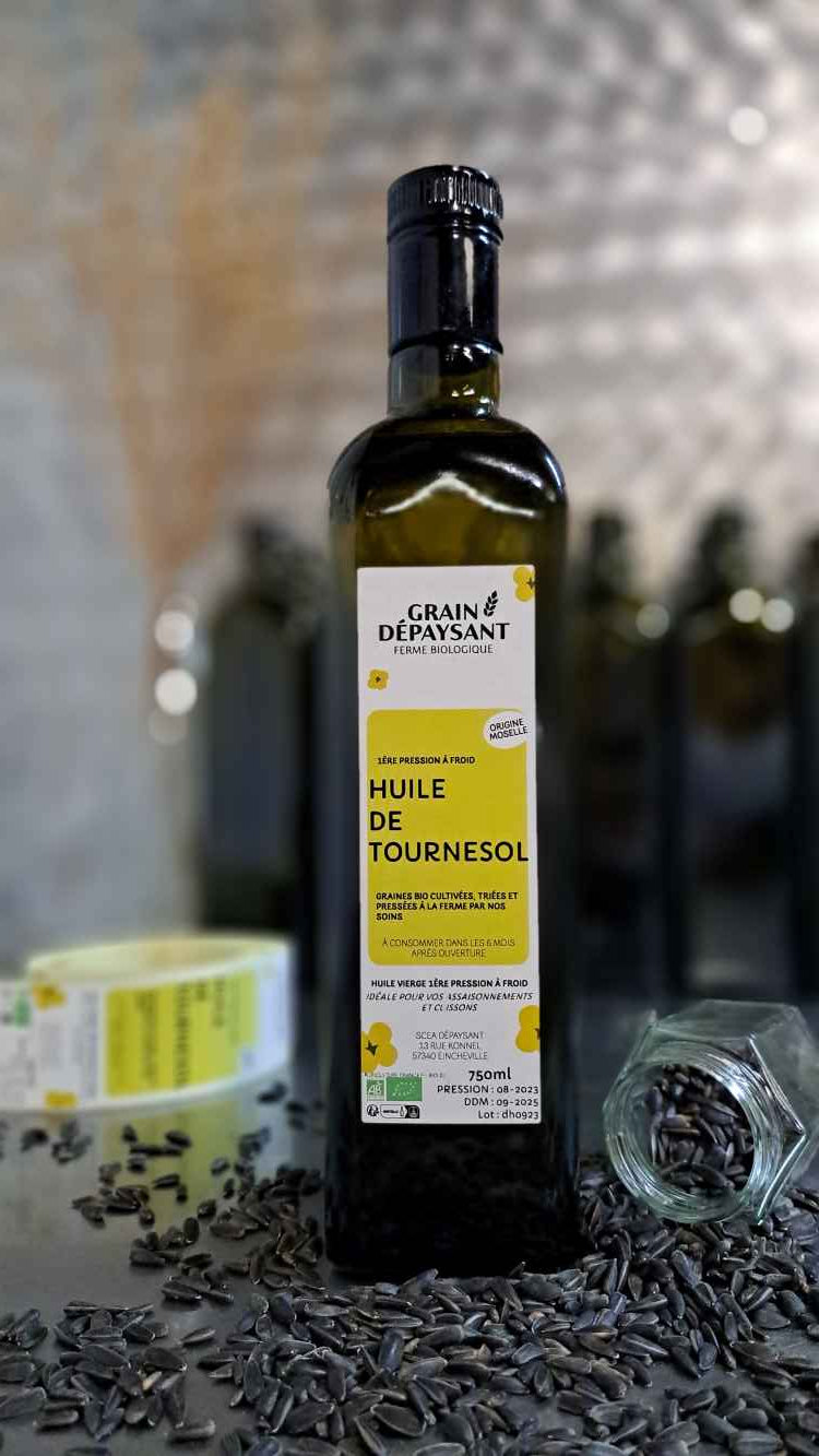 Huile de Tournesol Bio 750ml