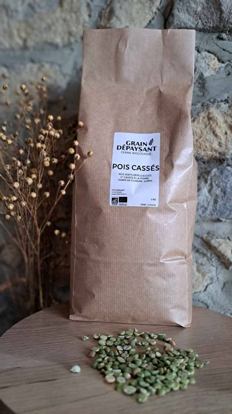 Pois Cassés Bio 2 Kg