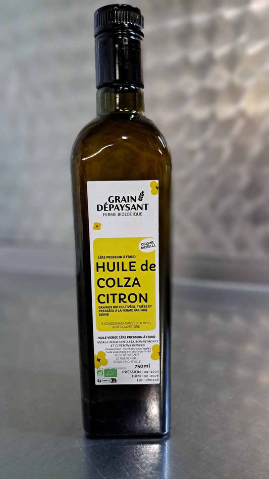 Huile de Colza Citron 750ml