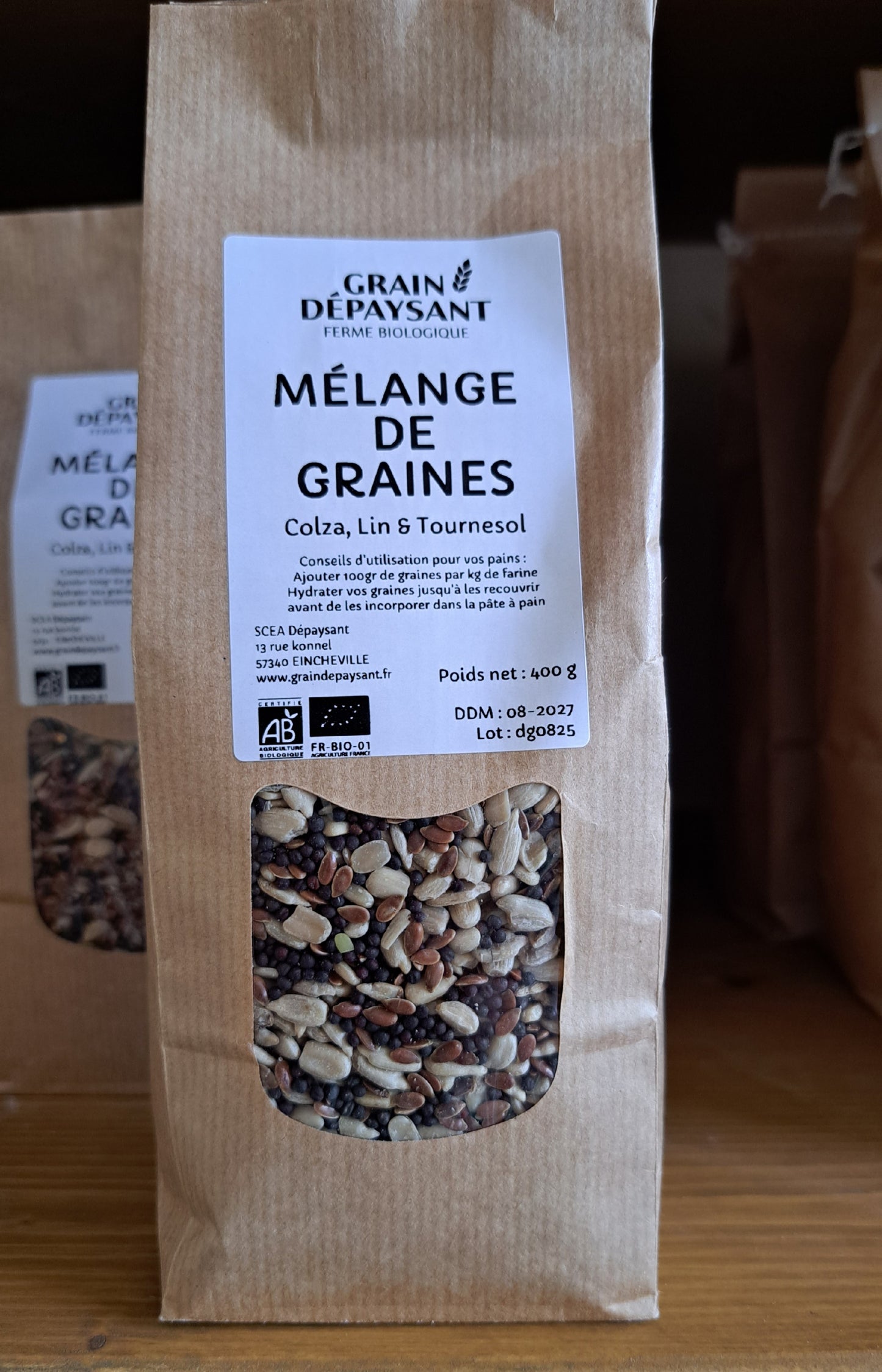 Mélange de Graines Bio 400g
