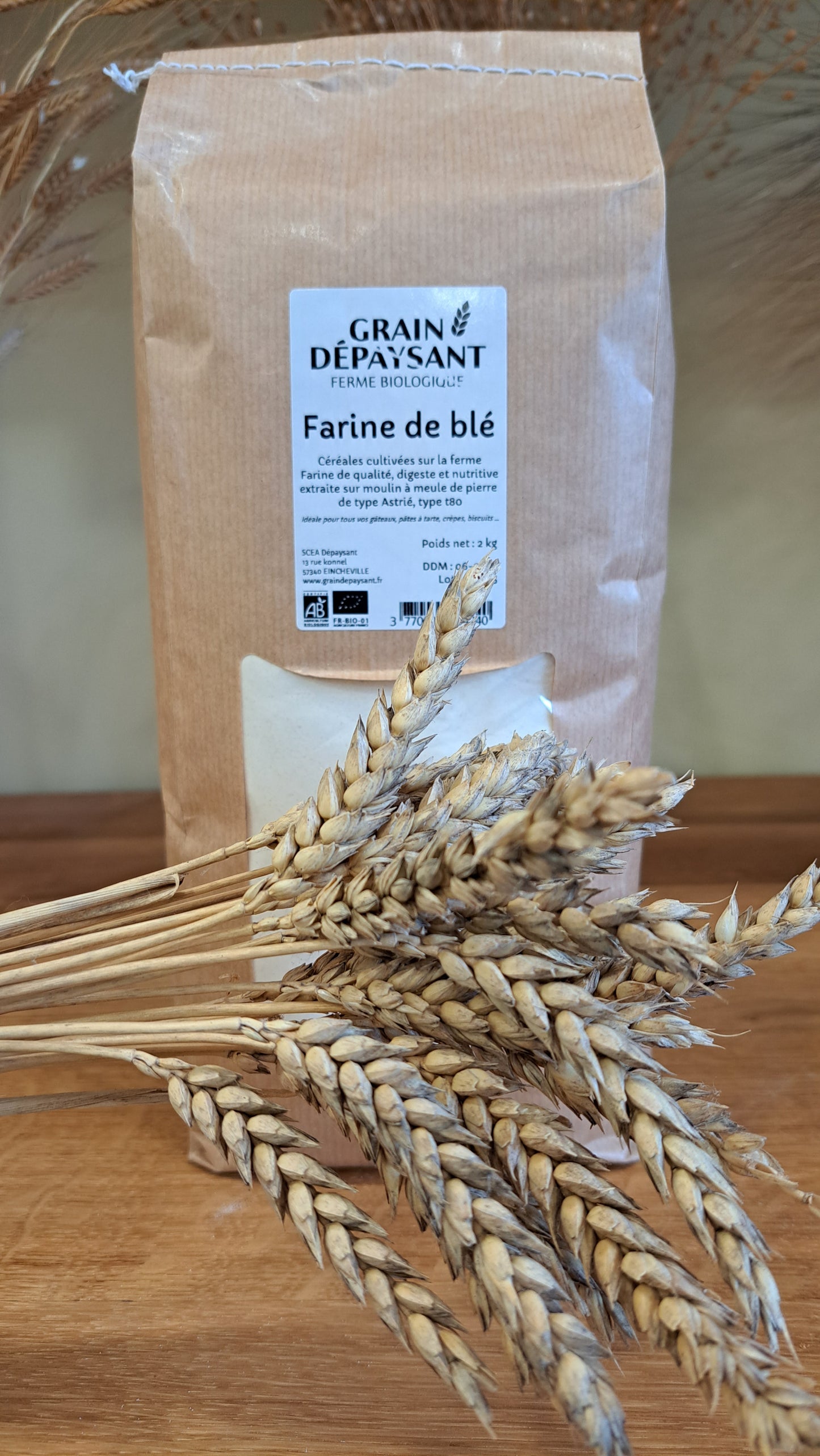 Farine de Blé Bio 2kg