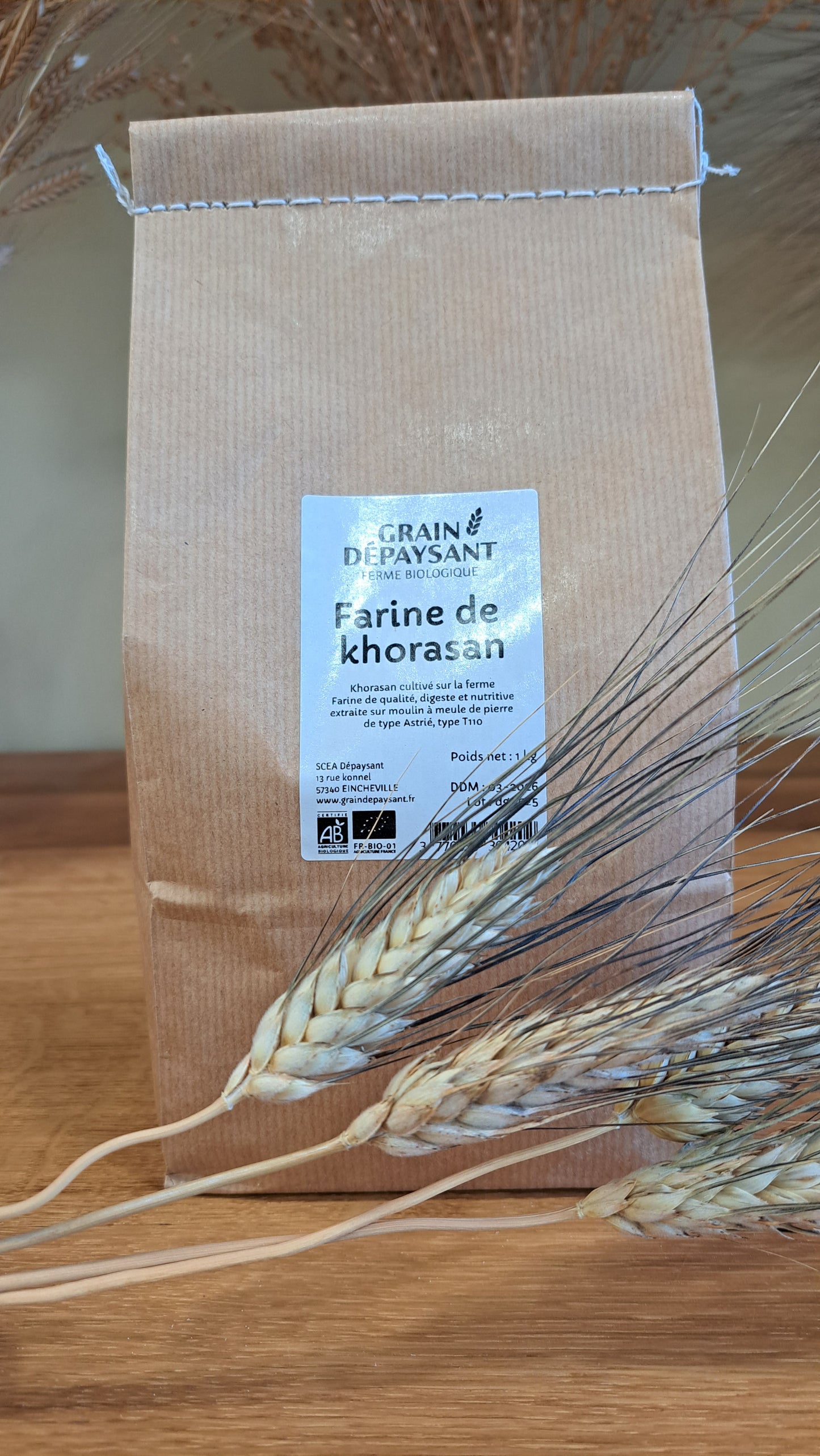 Farine de Blé Khorasan Bio 1 kg